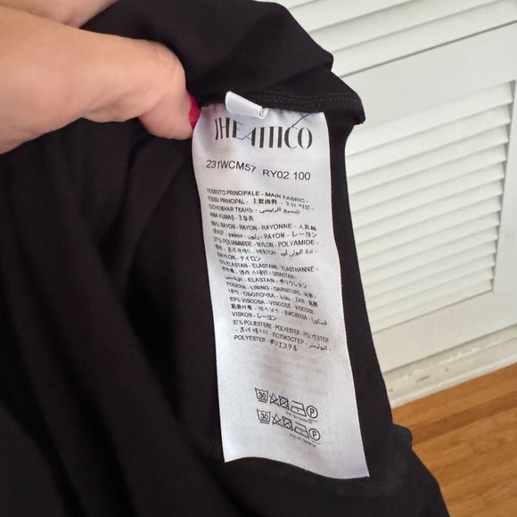 The Attico Black Sam Midi Dress - Picture 8 of 8